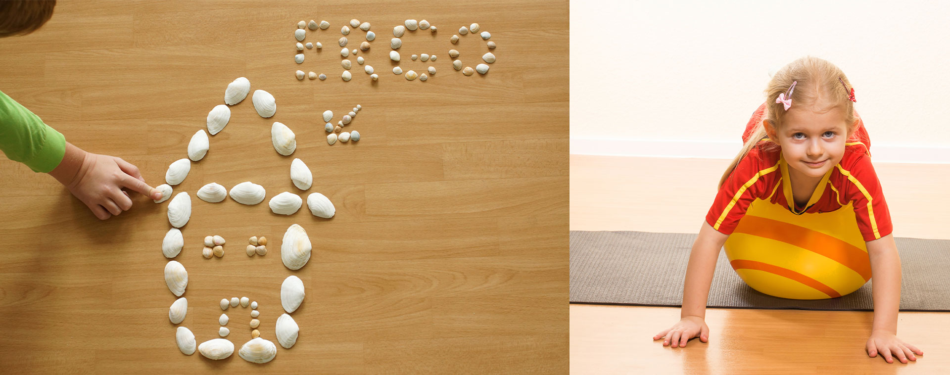 Eine junge Patientin bei der Ergotherapie in Wilhelmsburg in der Praxis KinderSterne